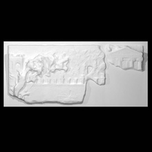relief walls sanctuary scan architecture sculpture dionysus 3d print model - Mito3D