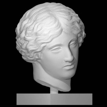 tête amazone analyse buste sculpture marbre 3d print model - Mito3D