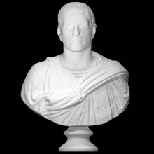 bust inspired so-called capitoline brutus scan sculpture emperor 3d print model - Mito3D