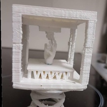 3d printing industry award trophy design & garden trophy3dprinterprintingahand 3d print model - Mito3D