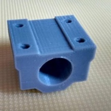 linear rolamento suporte Construir 3d impressora lm8uu arbusto travesseiro alumínio 3d print model - Mito3D