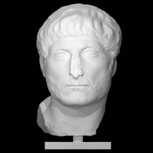 male portrait scan bust head man sculpture marble 3d print model - Mito3D
