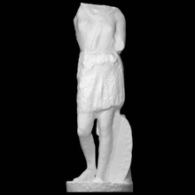 amazone analyse statue femme marbre figuratif fragment kresilas 3d print model - Mito3D