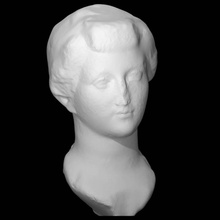 retrato Livia Varredura fracasso fêmea escultura mármore 3d print model - Mito3D