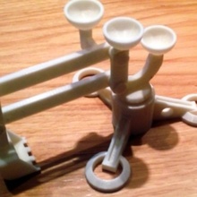 fingerdigger toys & games toy mechanism linkage 3d print model - Mito3D