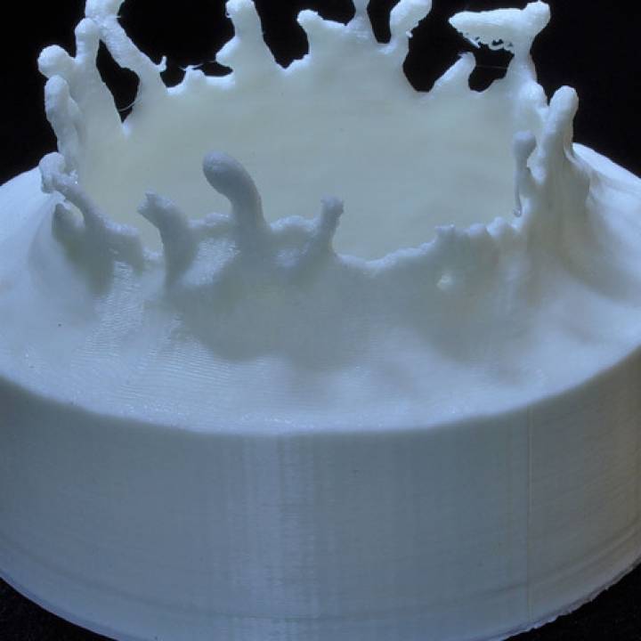 l'eau flaque éclaboussure mixeur fluide modèle éducation goutte cfd 3D print model - Mito3D
