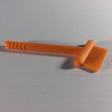 face rake mustache comb & garden 3d print model - Mito3D