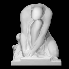kneeling man scan fullbody 3d print model - Mito3D