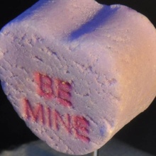 conversacion corazón 123d captura jardín caramelo enamorado día San Valentín 3d print model - Mito3D