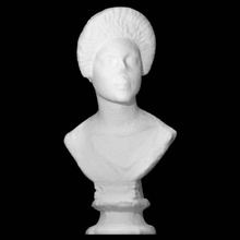 Porträt Frau Scan Büste weiblich Skulptur Marmor 3d print model - Mito3D