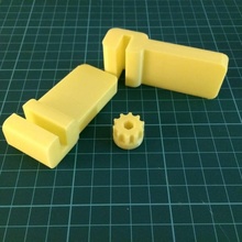Aluminium Waffen Achse Aktualisierung Makerbot Replikator 2 2x Real Werkzeug bauen 3d Drucker Glas Teller 3d print model - Mito3D