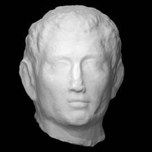 portrait man scan sculpture marble male 3d print model - Mito3D
