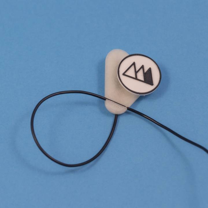 maglev super discreto lapela grampo aparelhos eletrônicos microfone 3D print model - Mito3D