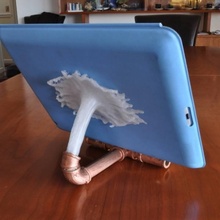 éclaboussant iPad supporter gadgets électronique fluide mixeur 3d impression 3d print model - Mito3D