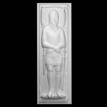 efígie cavaleiro v londres scan pedra 3d print model - Mito3D