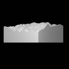 puncak jaya Carstensz pyramide 10 km collectionner Montagne éducation escalade 3dpt sommets 3d print model - Mito3D