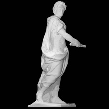julius caesar scan sculpture marble public julius-caesar 3d print model - Mito3D
