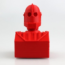 2 demir robot sanat hayranı büstü film theirongiant 3d print model - Mito3D