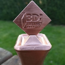 3d pi récompenses 2017 trophée jardin prix concours design 3d print model - Mito3D