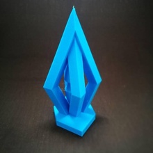 3d printing industry awards abstract & garden 3d print model - Mito3D