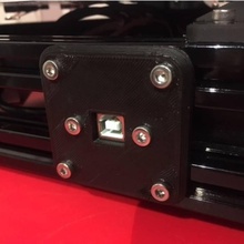 usb panel build 3d printer 2020 kossel mini 3d print model - Mito3D
