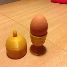 Oeuf titulaire soutien isolation couverture gaine jardin eggholder 3d print model - Mito3D