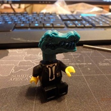 Lego Florida caimán cabeza juguetes juegos cocodrilo 3d print model - Mito3D