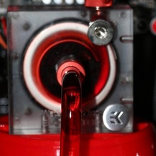120mm Ventilator Leitung + Pumpe montieren Gadgets Elektronik pc Wasser Kühlung 3d print model - Mito3D