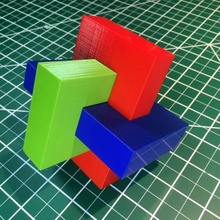 umulius rettangolo 3d stampato giocattoli Giochi puzzle umulo 3d print model - Mito3D