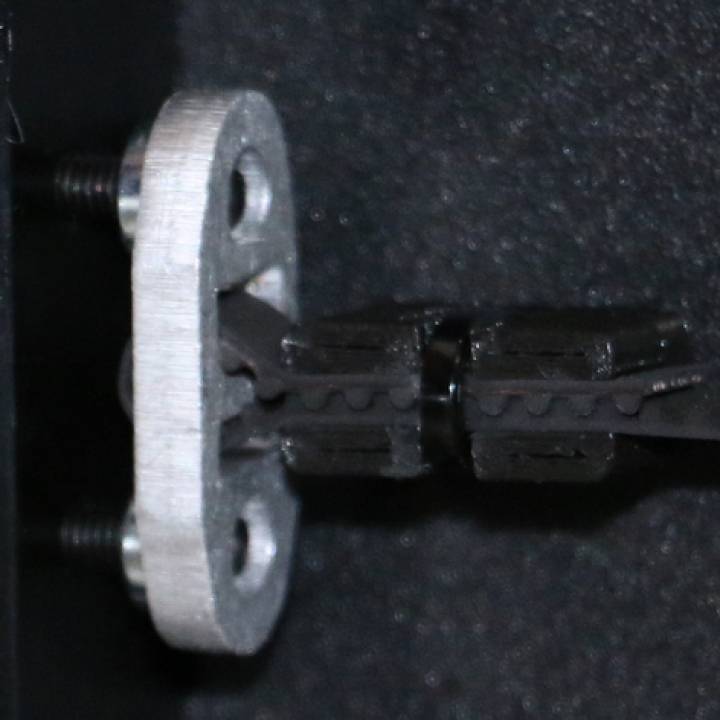 printrbot simple metal gt2 belt clip build 3d printer improved shroud fan 3D print model - Mito3D