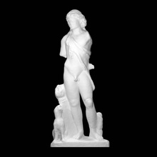 statue dionysus scan god wine panther vine 3d print model - Mito3D