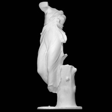Tivoli dansçı taramak kadın heykel Helenistik mermer parça 3d print model - Mito3D