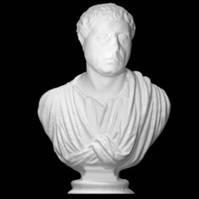 bust male scan marble 3d print model - Mito3D