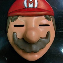 feliz mascarar mario ventilador arte Nintendo cosplay zelda máscara Majora 3d print model - Mito3D