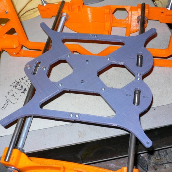 cadre châssis prusa i3 construire 3d imprimante prusai3 3D print model - Mito3D