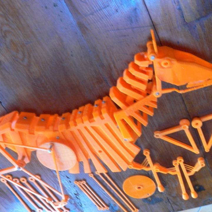 cavalo mecânico brinquedos jogos 3D print model - Mito3D