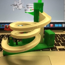 marblevator armato pericoloso curve giocattoli Giochi 3d print model - Mito3D