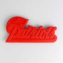 england patriots logo sanat hayranı spor 3d print model - Mito3D