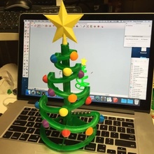 allegro marblevator Natale albero giocattoli Giochi marmo traccia 3d print model - Mito3D