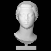 portrait livia scan head 3d print model - Mito3D