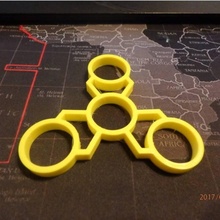 fidget spinner - wingnut2k 6 toys & games toy hand 3d print model - Mito3D