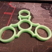 fidget spinner - wingnut2k 8 toys & games toy hand 3d print model - Mito3D