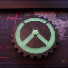 overwatch spinner toys & games fidget toy hand 3d print model - Mito3D
