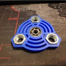 fidget nut spinner - wingnut2k 8 toys & games toy hand 3d print model - Mito3D