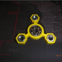 fidget nut spinner - wingnut2k 11 toys & games toy hand 3d print model - Mito3D