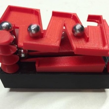 excavador marmol mini zigzag edición pista juguetes juegos 3d print model - Mito3D