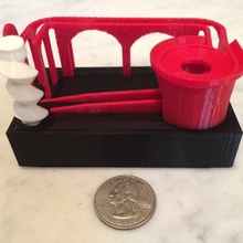 marbre mini bol édition jouets Jeux machine marbelvator marbel 3d print model - Mito3D