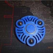 1 2 ball bearing fidget spinner - wingnut2k 5 toys & games toy hand 3d print model - Mito3D