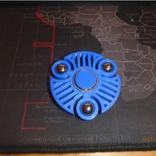 1 2 ball bearing fidget spinner - wingnut2k 6 toys & games toy hand 3d print model - Mito3D
