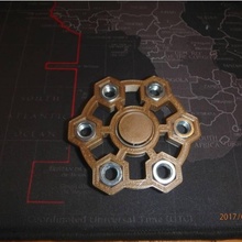 fidget nut spinner - wingnut2k 15 toys & games toy hand 3d print model - Mito3D